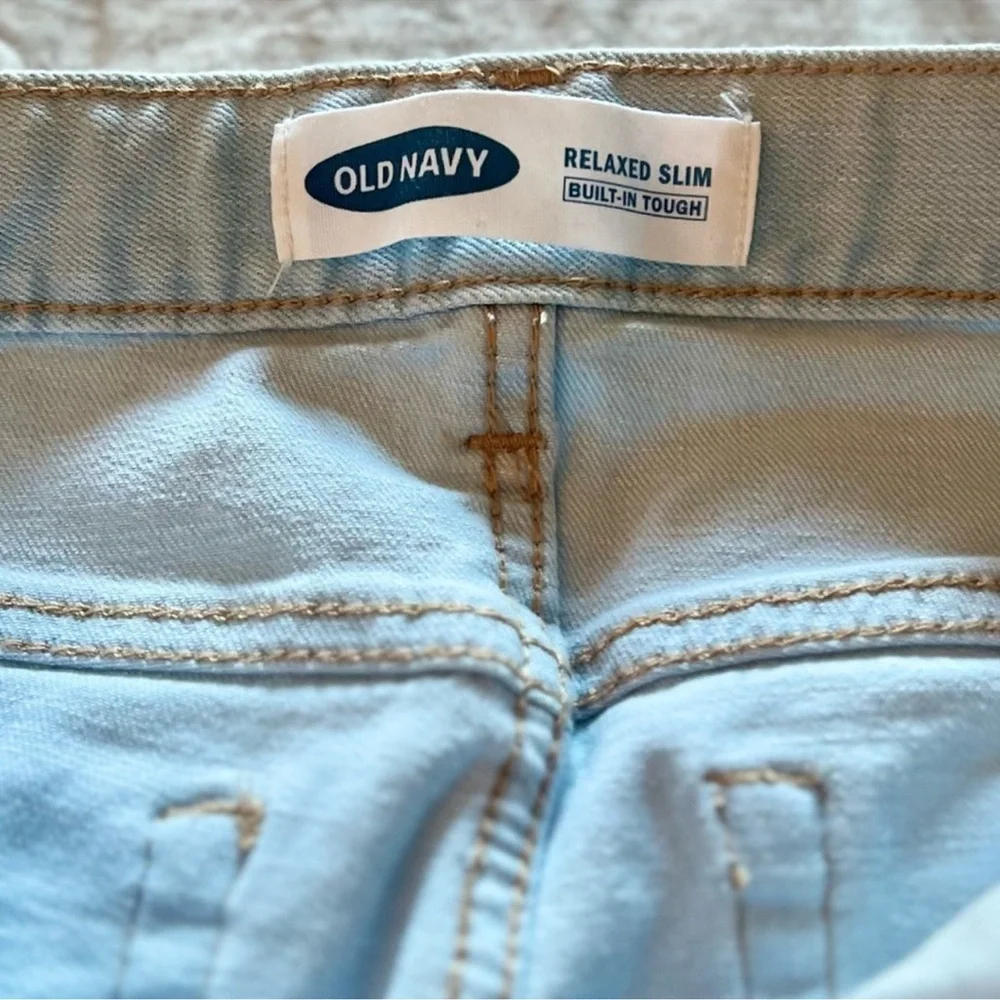 3/$19 Old Navy/Gap Relaxed Slim built-in-tough light wash jeans